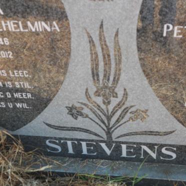 STEVENS Petrus Johannes 1946-1995 &amp; Tobelina Theunsina Welhelmina 1946-2012