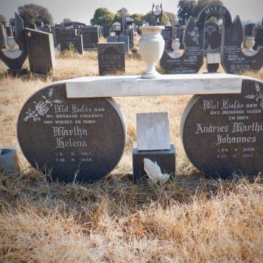 STRYDOM Andries Marthinus Johannes 1909-1995 &amp; Martha Helena 1917-1986