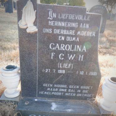 SWARTZ F.C.W.H. 1919-1981