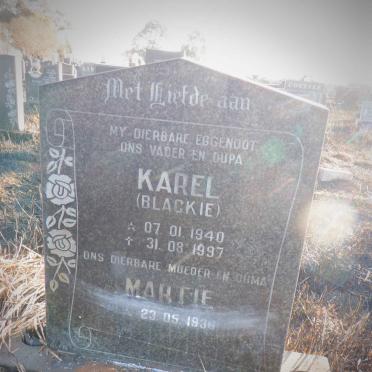 SWART Karel 1940-1997 &amp; Martie 1936-