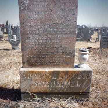 SWANEPOEL Abraham Jacobus 1959-1991