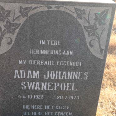 SWANEPOEL Adam Johannes 1925-1973