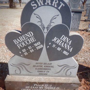 SWART Barend Fouche 1942-2008 &amp; Dina Johanna 1953-