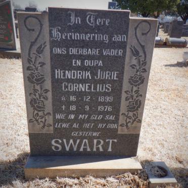 SWART Hendrik Jurie Cornelius 1899-1976