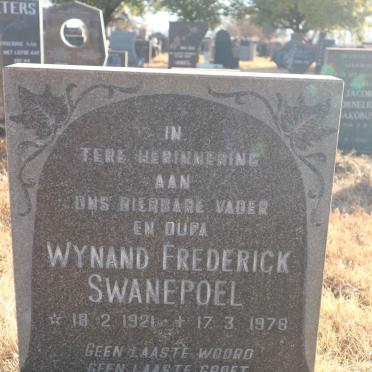 SWANEPOEL Wynand Frederick 1921-1978