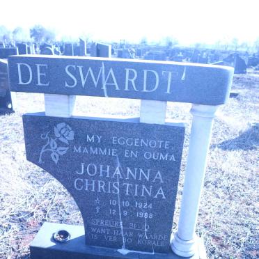 SWARDT Johanna Christina, de 1924-1988