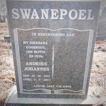 SWANEPOEL Andries Johannes 1937-2003