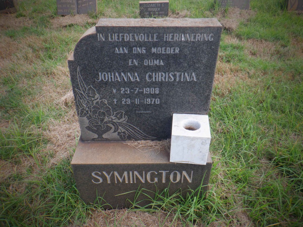 SYMINGTON Johanna Christina 1908-1970