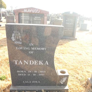 TANDEKA 1953-1997