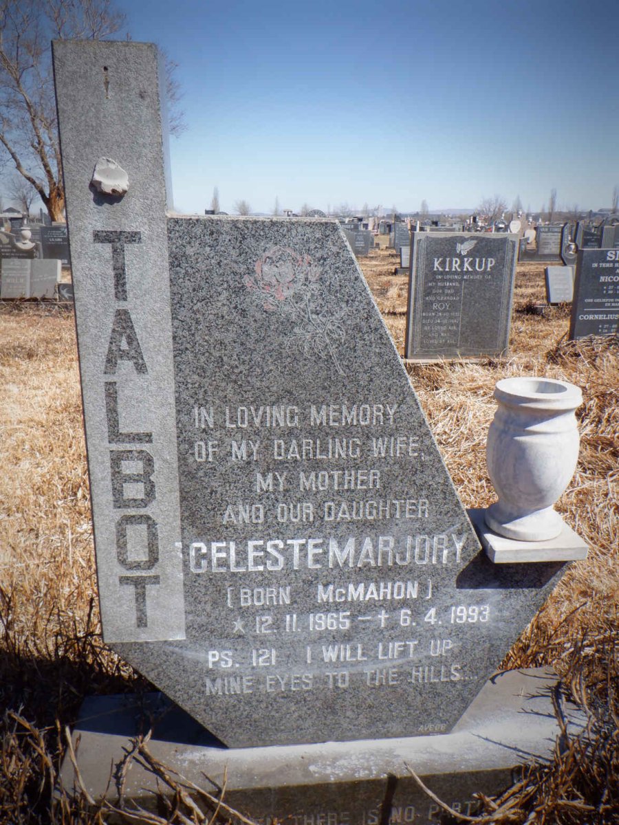 TALBOT Celeste Marjory nee McMAHON 1965-1993