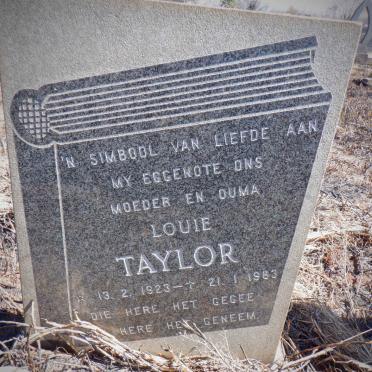 TAYLOR Louie 1923-1983