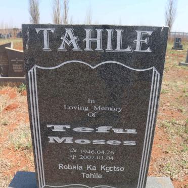 TAHILE Tefu Moses 1946-2007 