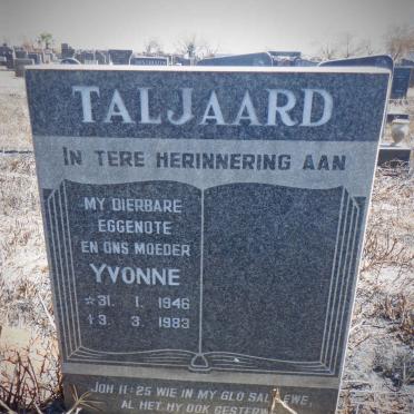 TALJAARD Yvonne 1946-1983