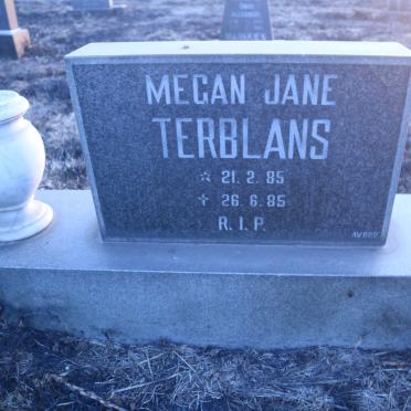 TERBLANS Megan Jane 1985-1985