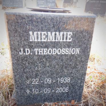 THEODOSSION J.D. 1938-2006