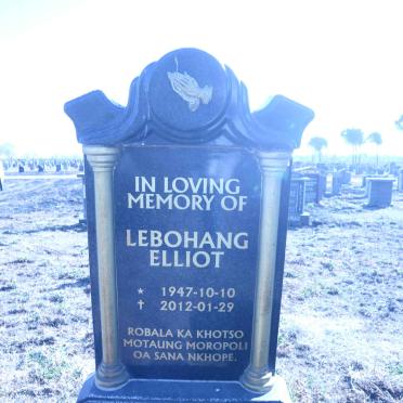 THIBIRI Lebohang Elliot 1947-2012