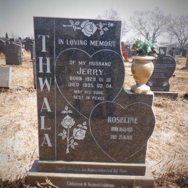 THWALA Jerry 1929-1995 &amp; Roseline 1926-2005