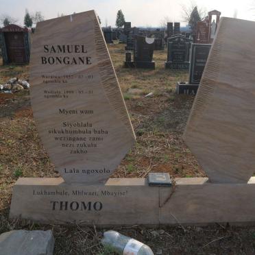 THOMO Samuel Bongane 1952-1999