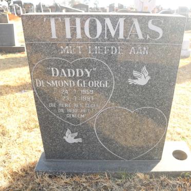 THOMAS Desmond George 1959-1997