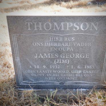 THOMPSON James George 1932-1985