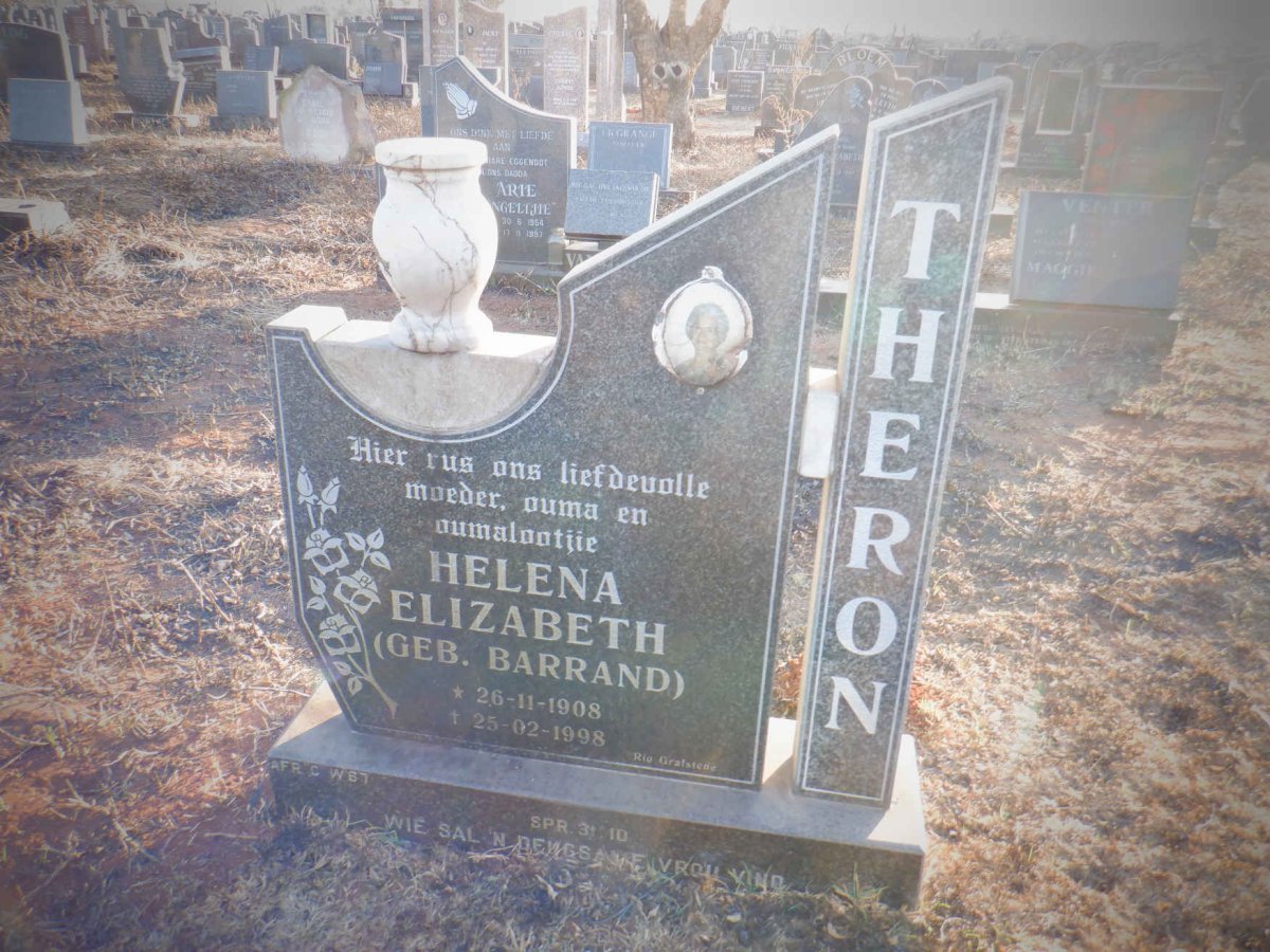 THERON Helena Elizabeth nee BARRAND 1908-1998