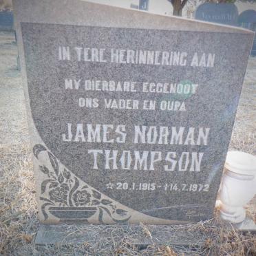 THOMPSON James Norman 1915-1972 &amp; Hannie 1923-1998