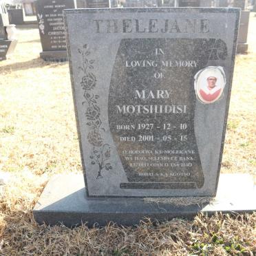 THELEJANE Mary Motshidisi 1927-2001