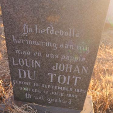 TOIT Louin Johan, du 1925-1983