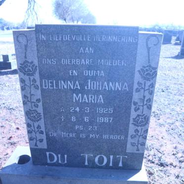 TOIT Delinna Johanna Maria, du 1925-1987