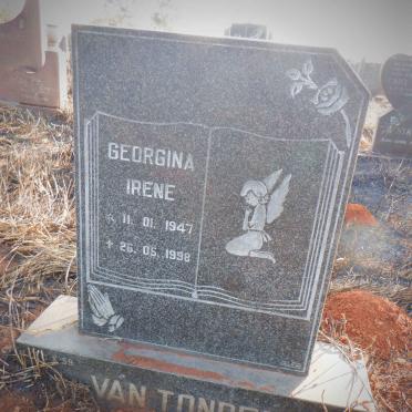 TONDER Georgina Irene, van 1947-1998