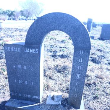 TONDER Ronald James, van 1968-1977