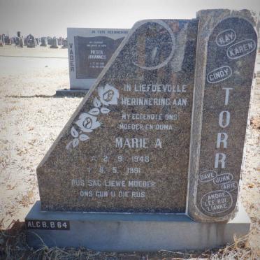 TORR Marie A. 1948-1991