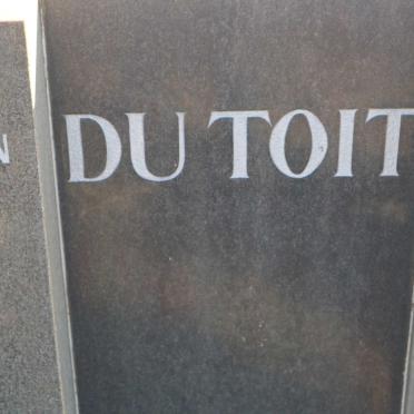 TOIT Johannes Stefanus, du 1920-1978 &amp; Elizabeth Maria 1924-2008