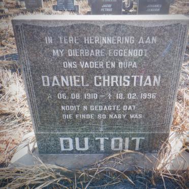 TOIT Daniel Christian, du 1910-1996