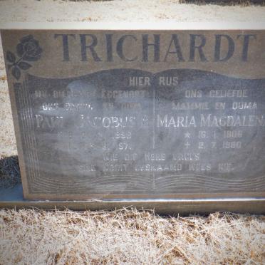 TRICHARDT Paul Jacobus B. 1898-1976 &amp; Maria Magdalena 1906-1980