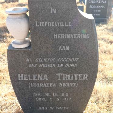 TRUTER Helena formerly SWART 1910-1977