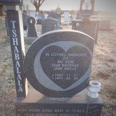 TSHABALALA Ngoxolo Mindlos 1962-1999