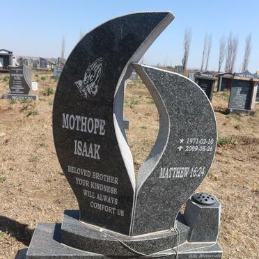 TSHEHLA Mothope Isaak 1971-2009