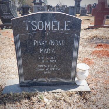 TSOMELE Pinky Maria 1956-2003