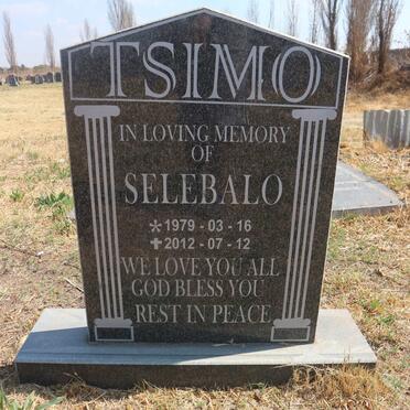 TSIMO Selebalo 1979-2012