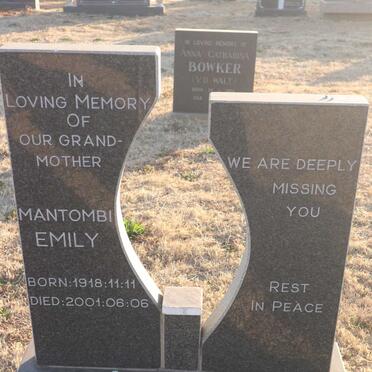 TSHABALALA Mantombi Emily 1918-2001