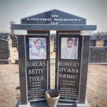 TYOLO Dorcas Betty 1938-2005 :: SAMBO Robert Jiyana 1941-2011