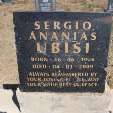 UBISI Sergio Ananias 1966-2009