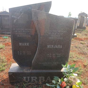 URBAN Mark 1934-2004 &amp; Mirjana 1933-2010 