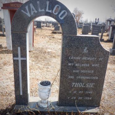 VALLOO Tholsie 1946-1994