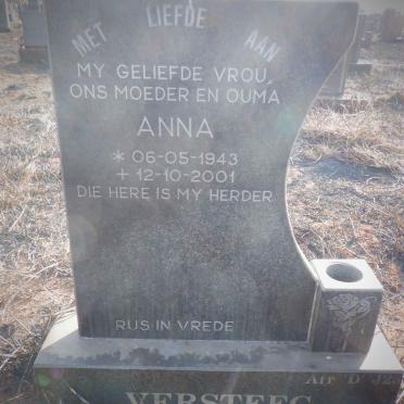 VERSTEEG Anna 1943-2001