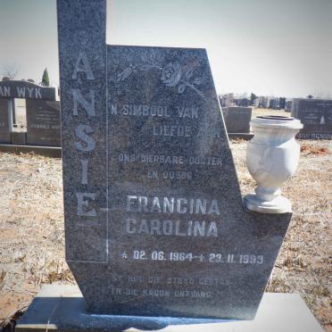 VENTER Francina Carolina 1964-1993