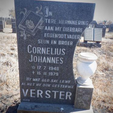 VERSTER Cornelius Johannes 1948-1979