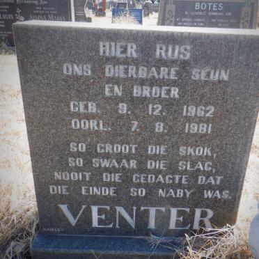 VENTER 1962-1981