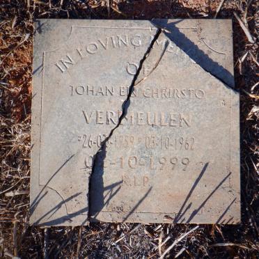VERMEULEN Johan 1959-1999 :: VERMEULEN Christo 1962-1999